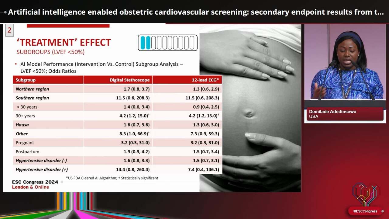 Artificial intelligence enabled obstetric cardiovascular screening: secondary endpoint results from the SPEC-AI Nigeria randomized clinical trial