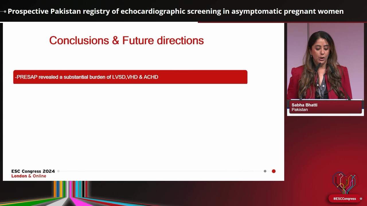 Prospective Pakistan registry of echocardiographic screening in asymptomatic pregnant women