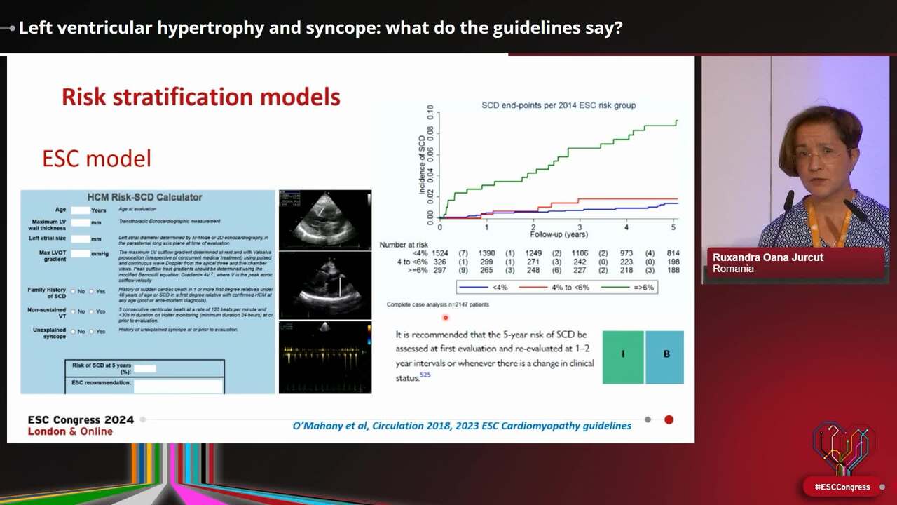 Left ventricular hypertrophy and syncope: what do the guidelines say?