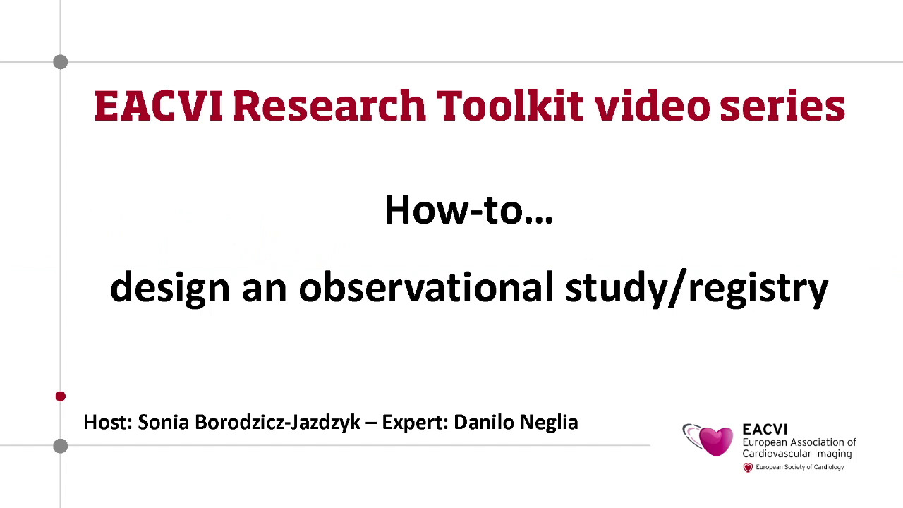 How-to... design an observational study/registry?