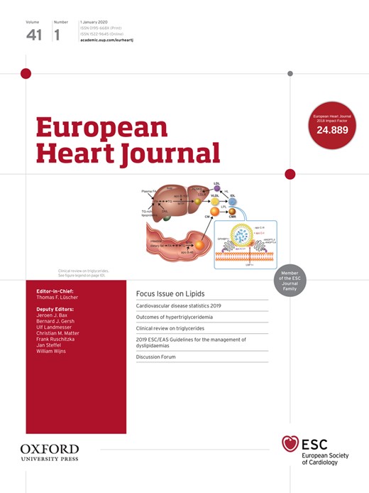 2019 ESC/EAS Guidelines for the management of dyslipidaemias: <em>lipid modification to reduce cardiovascular risk</em> The Task Force for the management of dyslipidaemias of the European Society of Cardiology (ESC) and European Atherosclerosis Society (EAS)