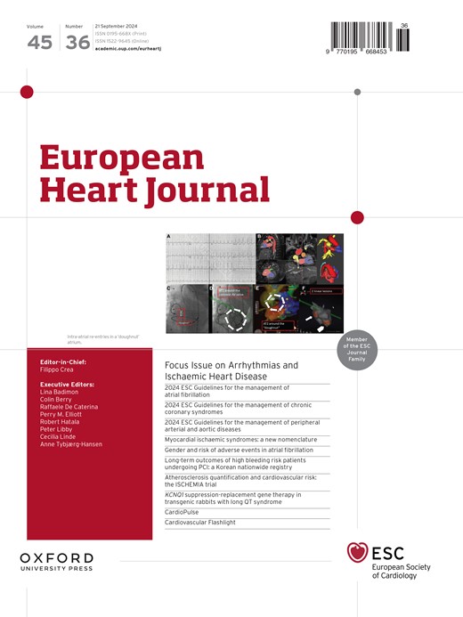 2024 ESC Guidelines for the management of chronic coronary syndromes Developed by the task force for the management of chronic coronary syndromes of the European Society of Cardiology (ESC) <em>Endorsed by the European Association for Cardio-Thoracic Surgery (EACTS)</em>