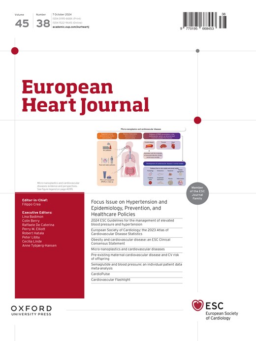 2024 ESC Guidelines for the management of elevated blood pressure and hypertension Developed by the task force on the management of elevated blood pressure and hypertension of the European Society of Cardiology (ESC) and <em>endorsed by the European Society of Endocrinology (ESE) and the European Stroke Organisation (ESO)</em>