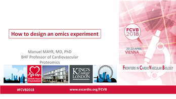 How to design an omics experiment in cardiovascular research?