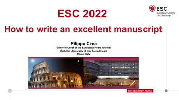 How to write an excellent manuscript.